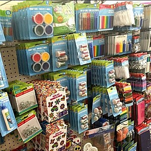 Craft Supply Shelves