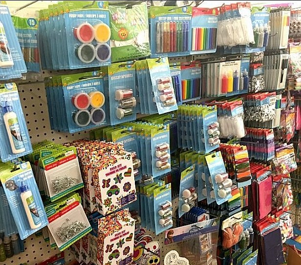 Craft Supply Shelves