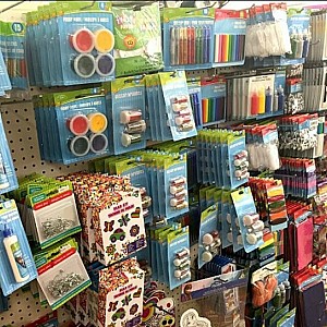 Craft Supply Shelves