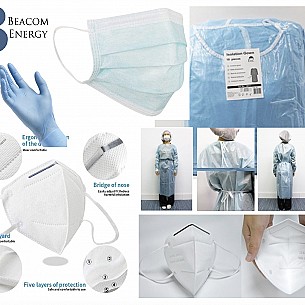 PPE (masks, gowns, gloves, sanitizers)