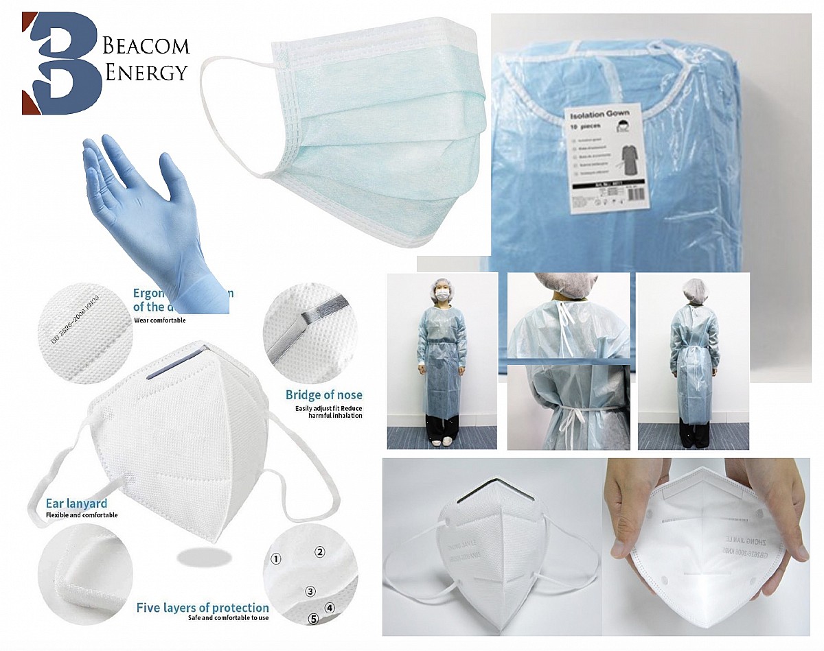 PPE (masks, gowns, gloves, sanitizers)